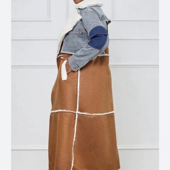 Azalea Wang Long Trench Maxi Coat  Small - Picture 2 of 5